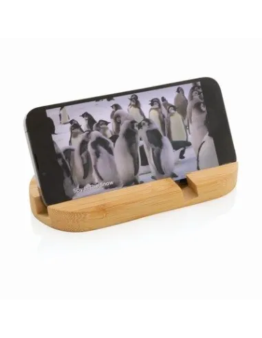 Bambusowy Stojak na Telefon 100 szt Tablet Nadrukiem