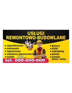 Baner Reklamowy Gotowe Wzory Banerów Usługi Remontowo