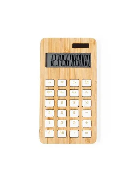 Bambusowy Kalkulator z Nadrukiem 10 szt – UV logo 10 szt