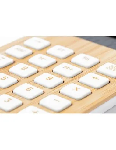 Bambusowy Kalkulator z Nadrukiem 20 szt – UV logo 20 szt