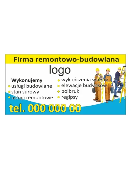 Baner Reklamowy Gotowe Wzory Banerów Firma Remontowo