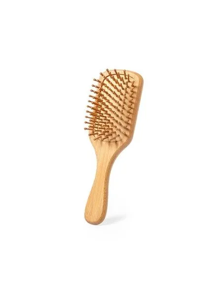 Bambusowa Szczotka do Włosów z Nadrukiem UV logo 50 szt