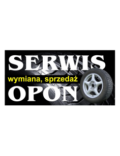 Gotowe Wzory Banerów Reklamowych – Serwis Opon Reklama