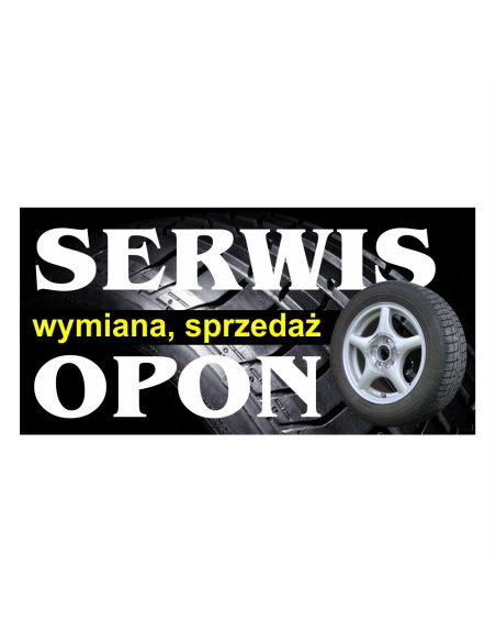 Gotowe Wzory Banerów Reklamowych – Serwis Opon Reklama