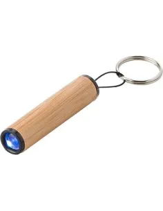 Bambusowa Mini Latarka Brelok 500 szt Kluczy Nadrukiem