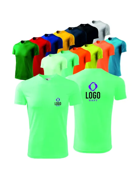 Koszulki Koszulka T – Shirt z Nadrukiem Haftem logo