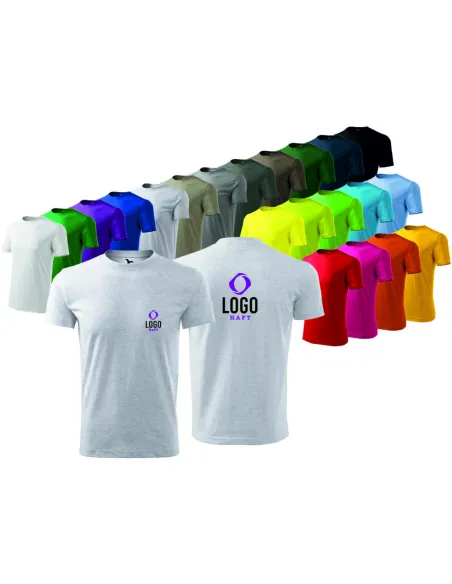 Koszulka Męska Shirt Własnym Haftem Nadrukiem logo