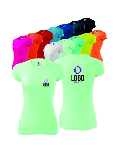 Koszulka 30 sztuk Damska Shirt Własnym Haftem Nadrukiem