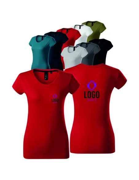 Koszulka Damska T Shirt Własnym Haftem Nadrukiem na Prezent