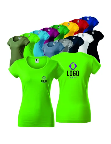 Koszulka – Shirt Nadrukiem Haftem logo Koszulki Damska