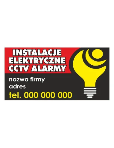 Baner – Instalacje Elektryczne Cctv Alarmy Gotowy Projekt