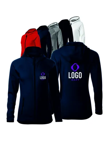 Bluza Damska z Własnym Haftem Nadrukiem logo Komputerowy