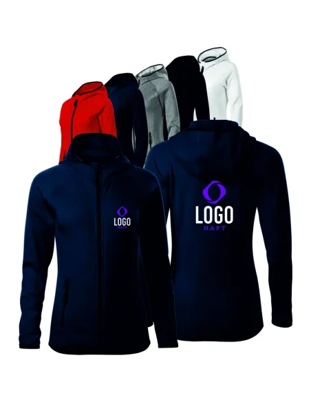 Bluza Damska z Własnym 30 sztuk Haftem Nadrukiem logo