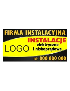 Baner Reklamowy Gotowe Wzory Banerów Firma Instalacyjna
