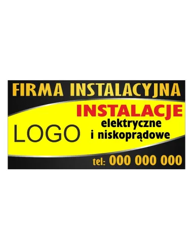 Baner Reklamowy Gotowe Wzory Banerów Firma Instalacyjna
