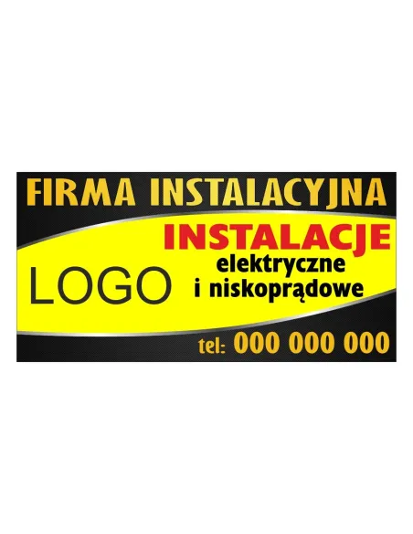 Baner Reklamowy Gotowe Wzory Banerów Firma Instalacyjna