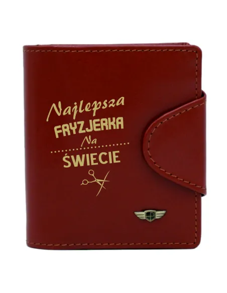 Portfel Damski dla Fryzjerki Personalizowany z Grawerem