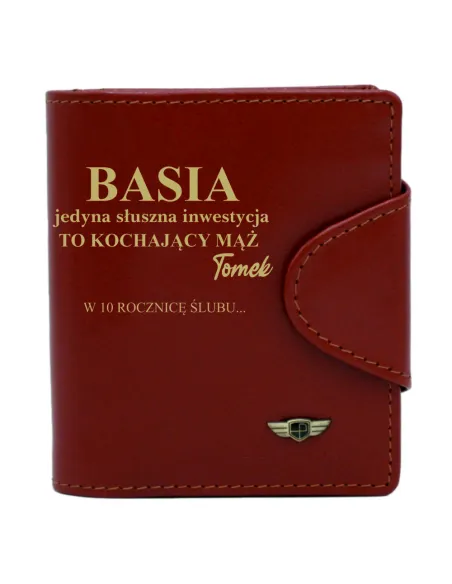 Portfel Prezent dla Żony – Dedykacja Rocznica Ślubu