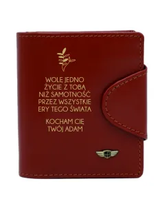 Portfel Damski Prezent dla Żony Partnerki Grawer z Grawerem