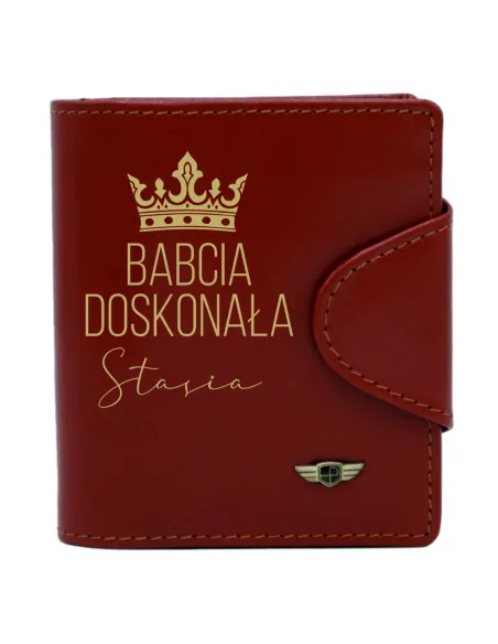 Portfel Skórzany Prezent dla Babci – Prezent dla Babci