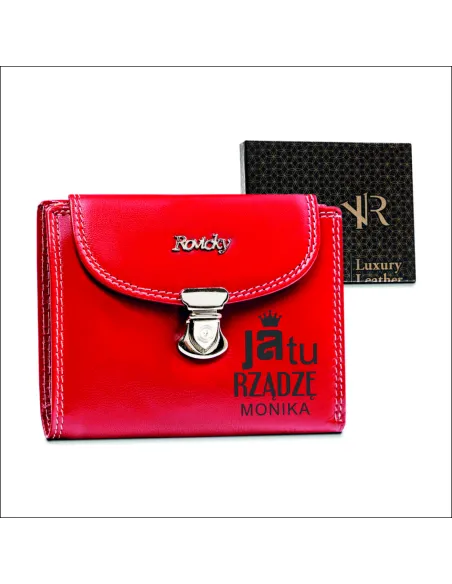 Portfel Upominek dla Kobiety Personalizowany z Grawerem