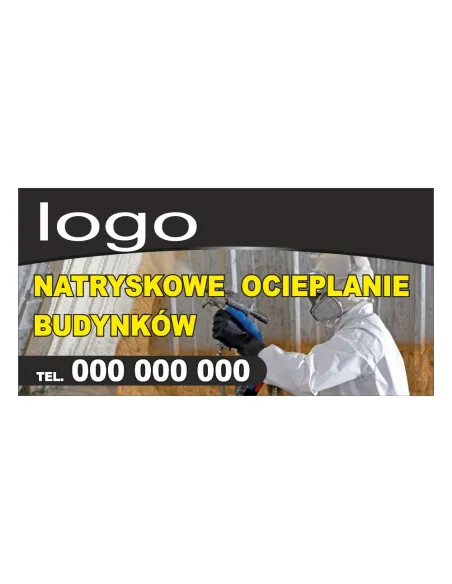 Baner – Natryskowe Ocieplanie Budynków Reklamowy Gotowe