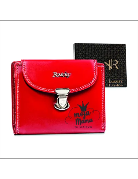 Damski Portfel na Dzień Mamy Twój Napis Pudełku z Grawerem