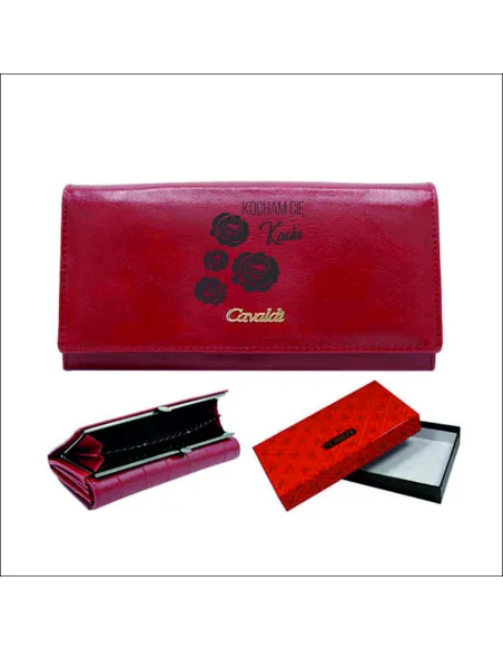 Portfel Prezent Dzień Kobiet Personalizowany z Grawerem