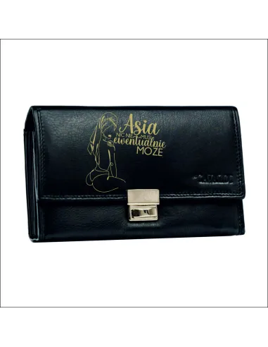 Eleganckie Portfele Grawer Wzory Dzień Kobiet z Grawerem