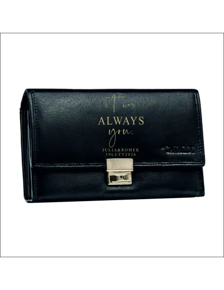 Portfel na Prezent Twoja Personalizowany z Grawerem