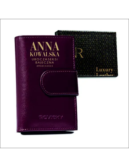 Portfel Damski z Imieniem Walentynki Dzień Kobiet – Dzień