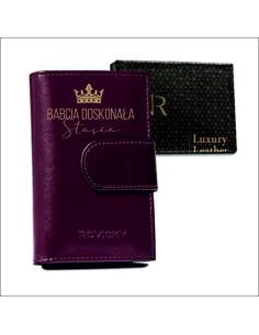 Portfel dla Babci Personalizowany z Grawerem na Prezent