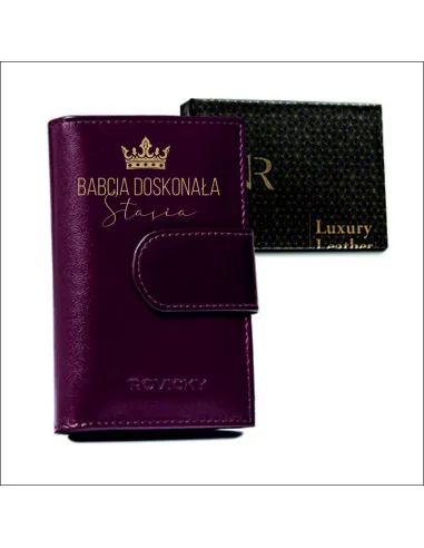 Portfel dla Babci Personalizowany z Grawerem na Prezent