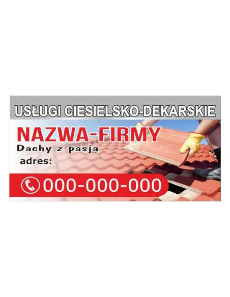 Baner Reklamowy Gotowe Wzory Banerów Usługi Ciesielsko