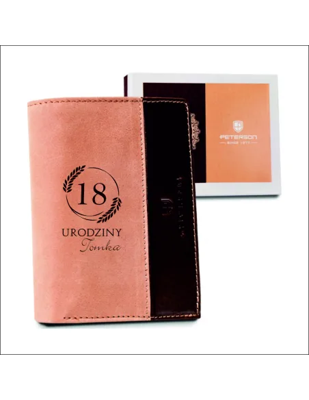 Elegancki Portfel Grawer Prezent urodziny18stka z Grawerem
