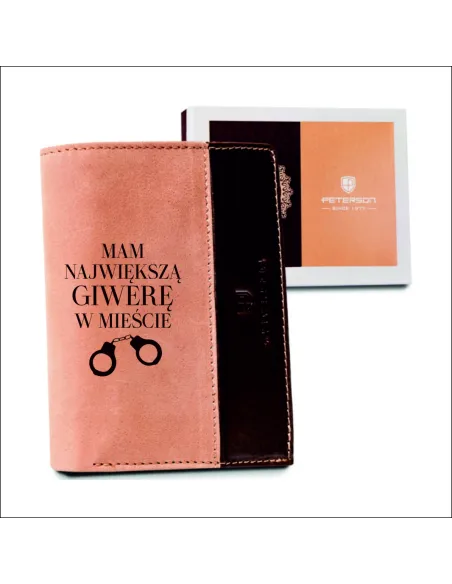 Portfel Skóra 100% Faceta dla Faceta Prezent Duży Wybór