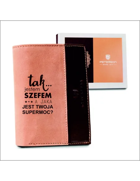 Portfel dla Szefa Twój – Tekst Imię Jakość Grawer Pl