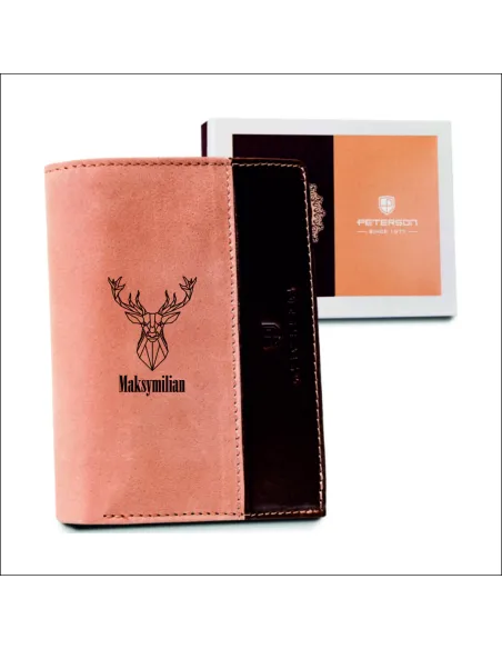 Prezent dla Faceta Portfel Personalizowany z Grawerem