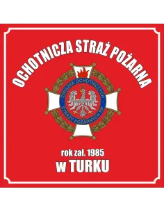 Tablica Szyld Ochotnicza Straż 1x1m – Pożarna OSP 1x1m