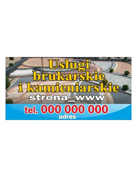 Baner Reklamowy Gotowe Wzory Banerów – Usługi Brukarskie