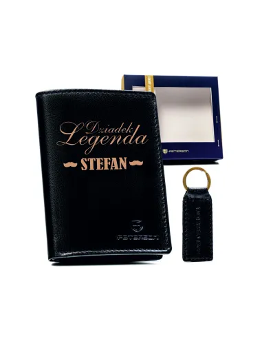 Zestaw – Prezent dla Dziadka Portfel Imieniem Elegancki