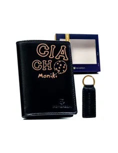 Zestaw Portfel Skóra Zestaw dla Chłopaka Prezent Niego