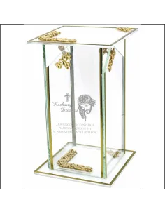 Ekskluzywny Znicz Szklany Personalizowany – Dla Dziadka