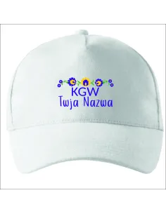 Czapka z Haftem logo Koło Gospodyń Wiejskich + Napis Tekst