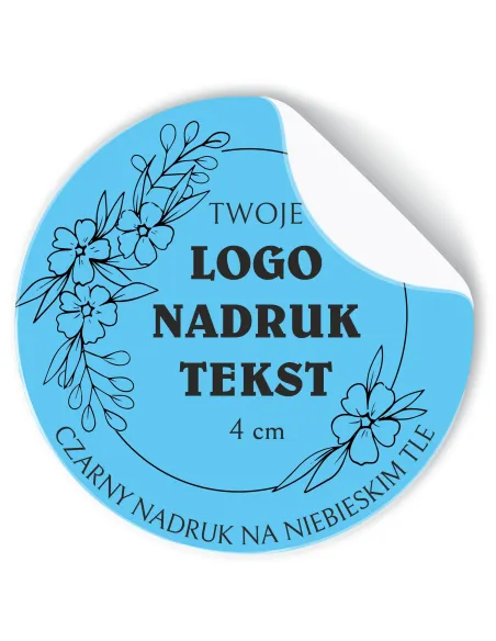 Naklejki z logo Etykiety Reklamowe Twój Personalizowany