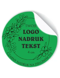 Naklejki z logo Etykiety Reklamowe Twój na Zamówienie