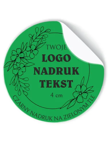 Naklejki z logo Etykiety Reklamowe Twój na Zamówienie