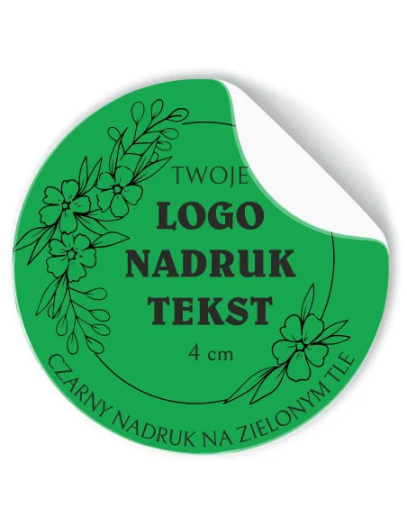 Naklejki z logo Etykiety Reklamowe Twój na Zamówienie