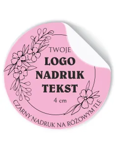 Naklejki z logo Etykiety Reklamowe Twój Nadruk z Grafiką
