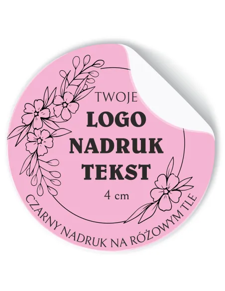 Naklejki z logo Etykiety Reklamowe Twój Nadruk z Grafiką